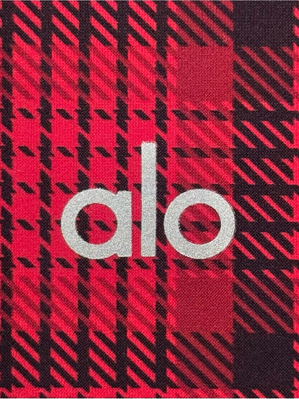 ALO Yoga Occasion Legging in Scarlet Plaid - Picture 5 of 6